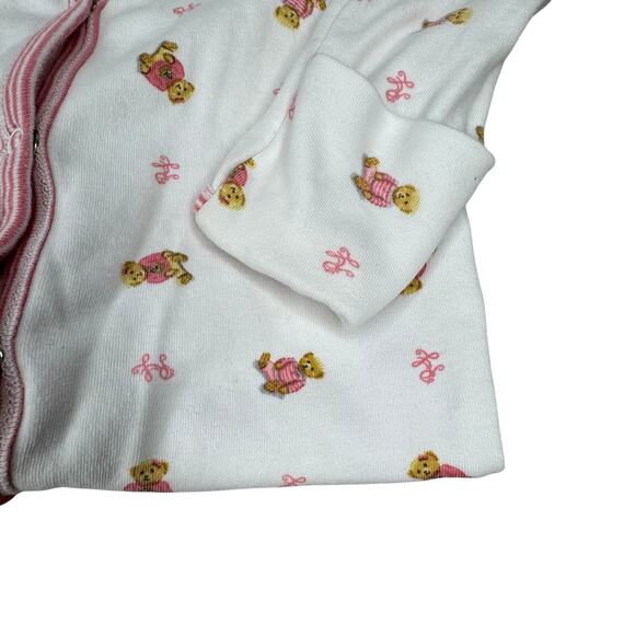 Ralph Lauren one piece baby‎ outfit Pink Bears Size 6 months - Picture 3 of 6
